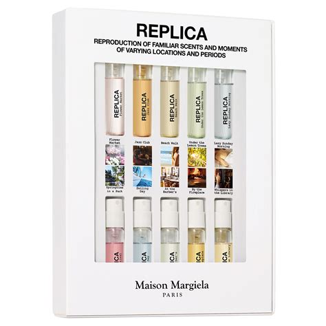 perfume sample set replica|maison margiela perfume sampler.